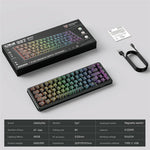 ONIKUMA G67 Wired Magnetic Axis Mechanical Keyboard 67 Keys Anti-Ghosting Hot-Swappable for Gaming / Office