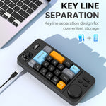K811 19 Keys Wired Gaming Keyboard Macro Programmable Mechanical Keyboard with RGB Backlit