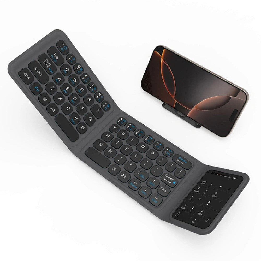 WIWU FMK-05 Foldable Wireless Keyboard for Laptop  /  Tablet  /  Smartphone Bluetooth-compatible Keyboard