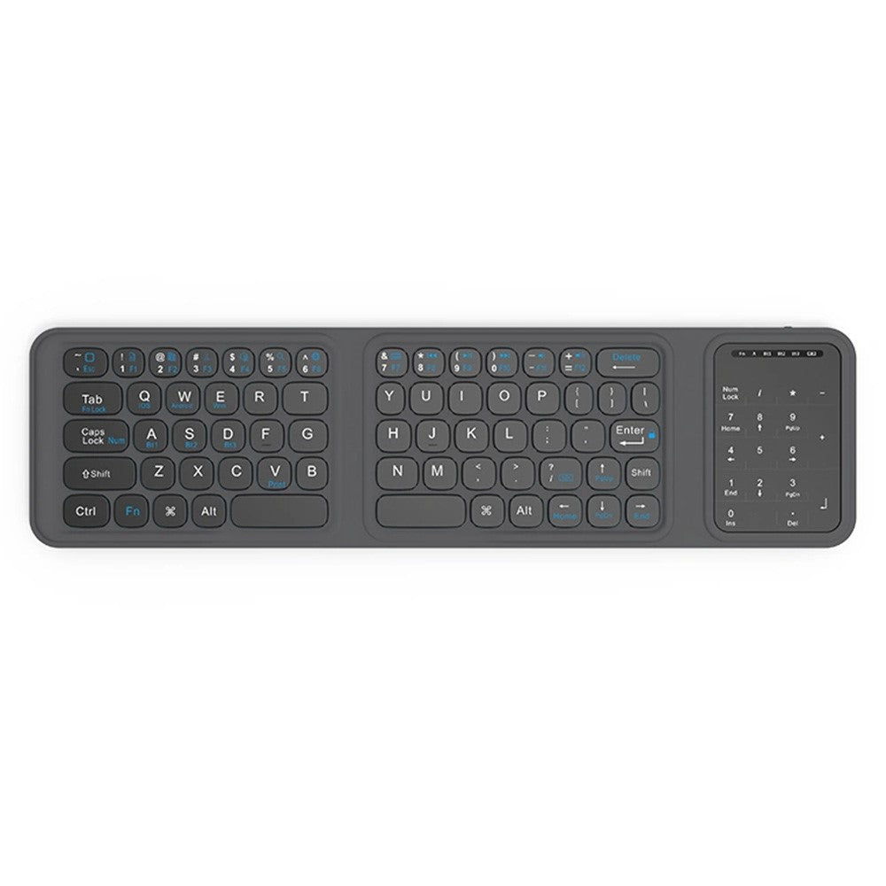 WIWU FMK-05 Foldable Wireless Keyboard for Laptop  /  Tablet  /  Smartphone Bluetooth-compatible Keyboard
