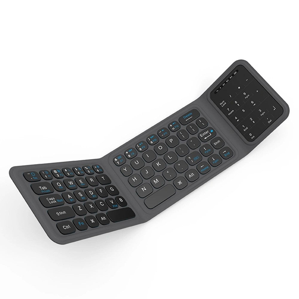 WIWU FMK-05 Foldable Wireless Keyboard for Laptop  /  Tablet  /  Smartphone Bluetooth-compatible Keyboard