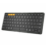 DF010 Sammenfoldeligt Bluetooth-kompatibelt tastatur 79 taster Ultratyndt tastatur til Windows / Android / iOS