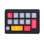 MKESPN K808 Mini Mekanisk Tastatur 13 Taster Hot-Swappable RGB Baggrundsbelyst Programmerbart Tastatur
