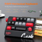 MKESPN K809 Mekanisk Gaming Tastatur Makrotaster RGB Baggrundsbelyst Hot-Swappable Tastatur med Aftageligt Type-C Kabel