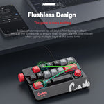 MKESPN K809 Mekanisk Gaming Tastatur Makrotaster RGB Baggrundsbelyst Hot-Swappable Tastatur med Aftageligt Type-C Kabel