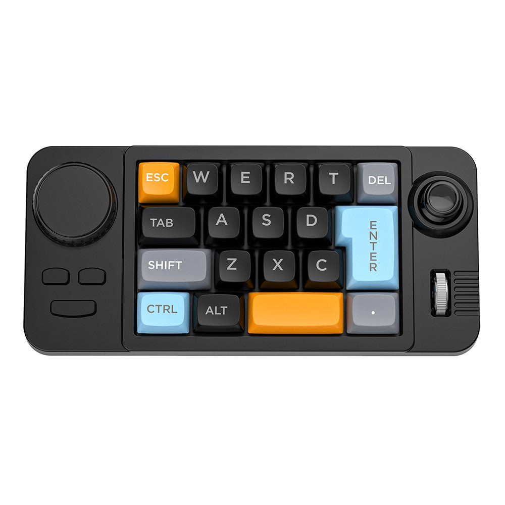 MKESPN K811 Gaming 22 taster tastatur RGB baggrundsbelyst mekanisk makroprogrammerbart tastatur med drejeknap joystick