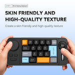 MKESPN K811 Gaming 22 taster tastatur RGB baggrundsbelyst mekanisk makroprogrammerbart tastatur med drejeknap joystick