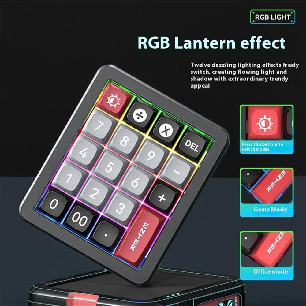 MKESPN K812 Gaming Mekanisk Tastatur RGB Baggrundsbelyst Hot-Swapbar Makro Programmerbar Tastatur