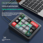 MKESPN K812 Gaming Mekanisk Tastatur RGB Baggrundsbelyst Hot-Swapbar Makro Programmerbar Tastatur