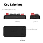 MKESPN K815A Programmerbart Gaming Tastatur med 8 Taster, Hot-Swappable, RGB Lys, Mini Mekanisk Numerisk Tastatur