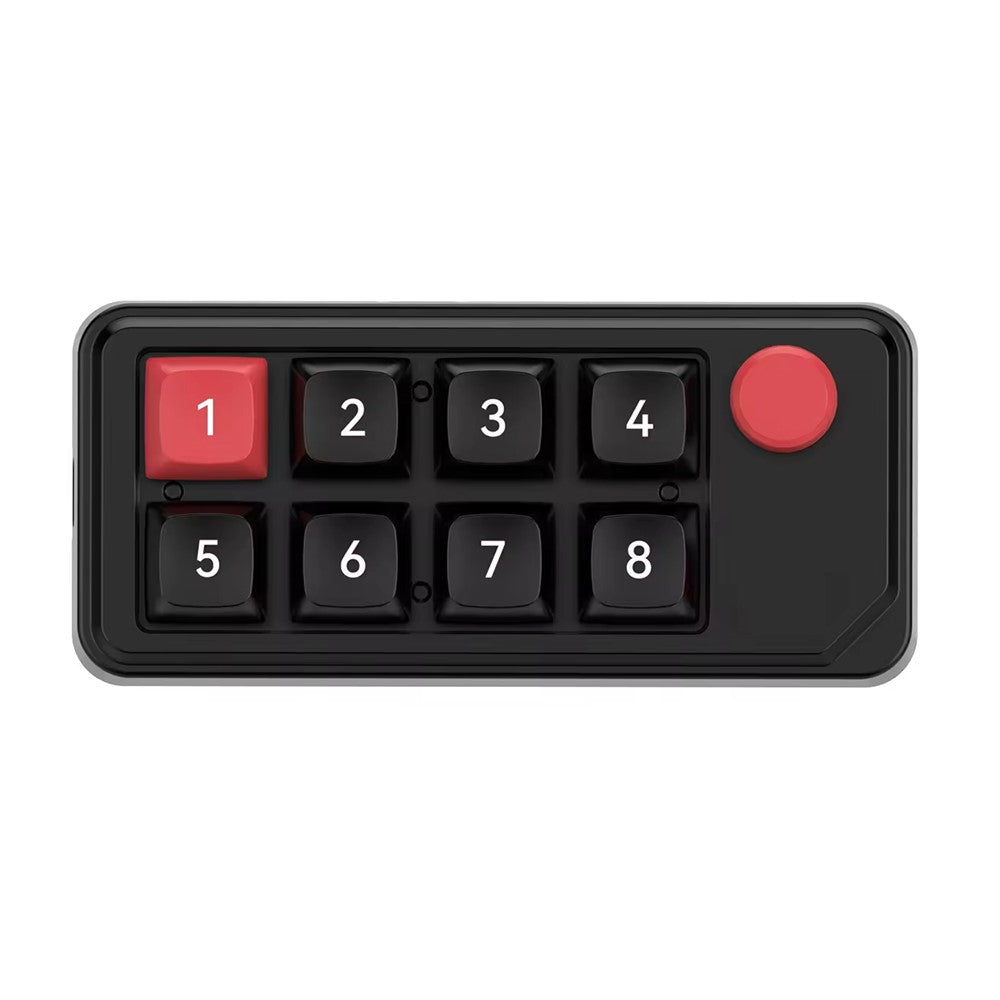 MKESPN K815A Programmerbart Gaming Tastatur med 8 Taster, Hot-Swappable, RGB Lys, Mini Mekanisk Numerisk Tastatur