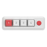 MKESPN K816A 4-Key Wired Hot-Swappable Mechanical Gaming Keypad Macro Programmable Mini Keyboard