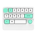 MKESPN W909 15 Keys Mechanical Gaming Keyboard Wireless / Bluetooth-Compatible / Wired RGB Backlit Keypad
