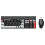 YESIDO KB43 2.4G Wireless Silent Commercial Office Keyboard Mouse Set for Desktop PC Laptop