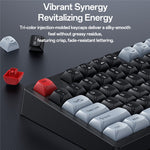 YESIDO KB44 104 Keys Wired Keyboard with RGB Backlight Low Noise Mechanical Keyboard, English Version