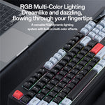 YESIDO KB44 104 Keys Wired Keyboard with RGB Backlight Low Noise Mechanical Keyboard, English Version