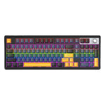 T-WOLF T78 Mekanisk Tastatur 99 Taster Triple Mode Gaming Tastatur med RGB Baggrundsbelysning til PC / Mac / iPad