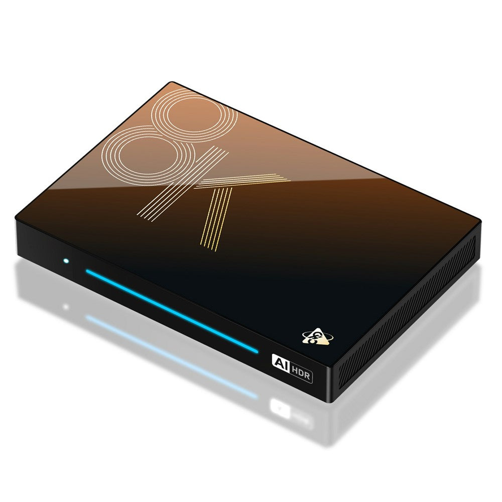 H96 MAX M9S Android 14.0 TV Boks 4GB RAM + 32GB ROM 8K Ultra HD Streaming Enhed 1000M LAN WiFi 6 BT5.4