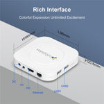 H96 MAX M1 Plus 8K Intelligent Android TV Box 4+32GB WiFi6 BT5.4 Stemmeassistent Medieafspiller