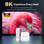 H96 MAX M1 Plus 8K Intelligent Android TV Box 4+32GB WiFi6 BT5.4 Stemmeassistent Medieafspiller