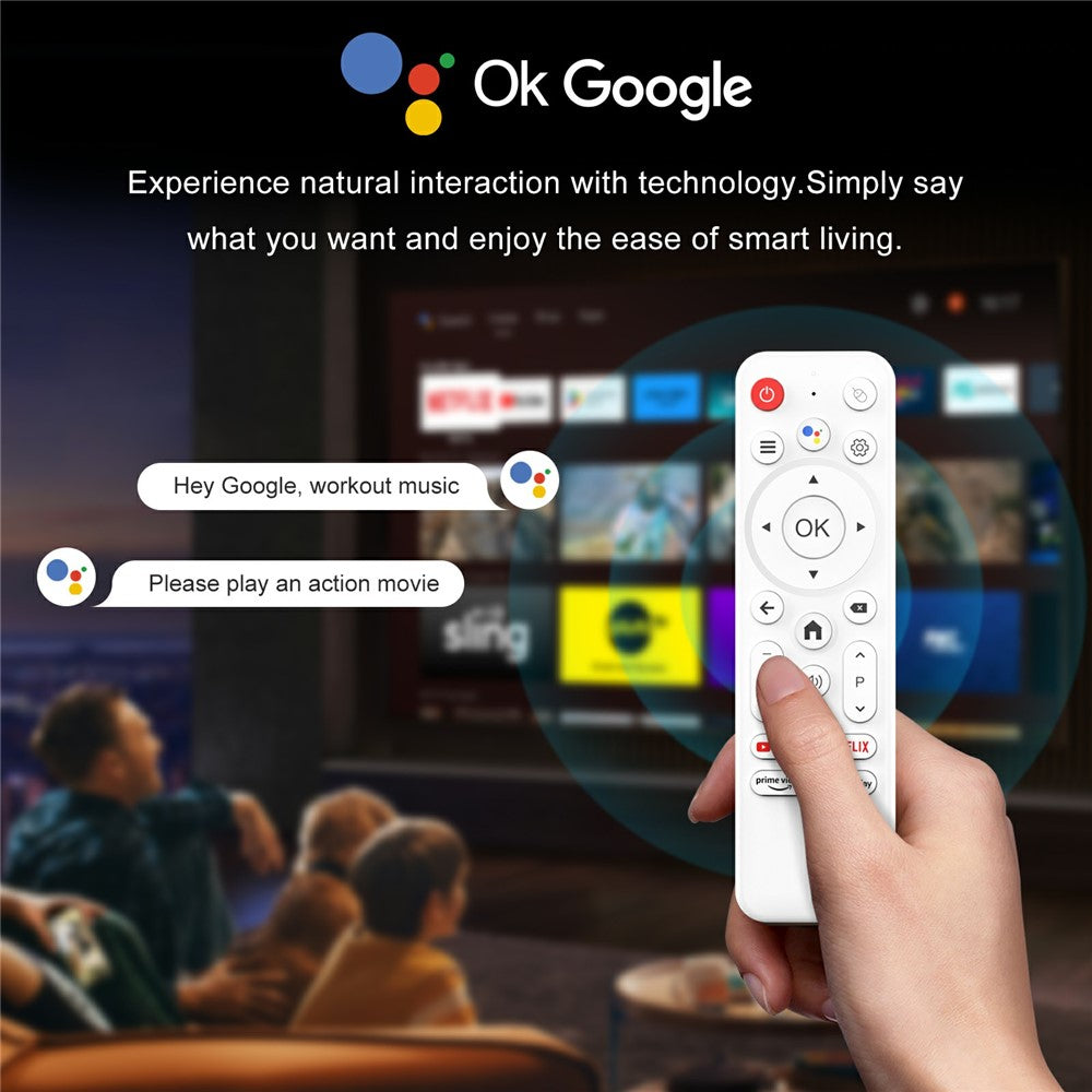 H96 MAX M1 Plus 8K Intelligent Android TV Box 4+32GB WiFi6 BT5.4 Stemmeassistent Medieafspiller