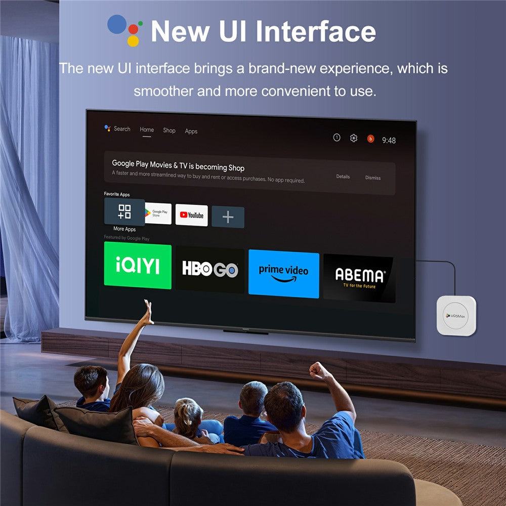 H96 MAX M1 Plus 8K Intelligent Android TV Box 4+32GB WiFi6 BT5.4 Stemmeassistent Medieafspiller