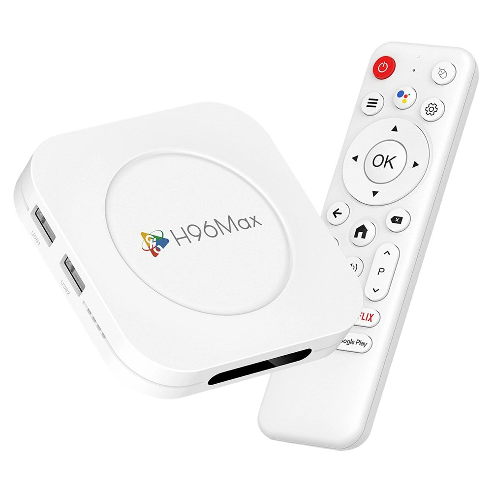 H96 MAX M1 Plus 8K Intelligent Android TV Box 4+32GB WiFi6 BT5.4 Stemmeassistent Medieafspiller