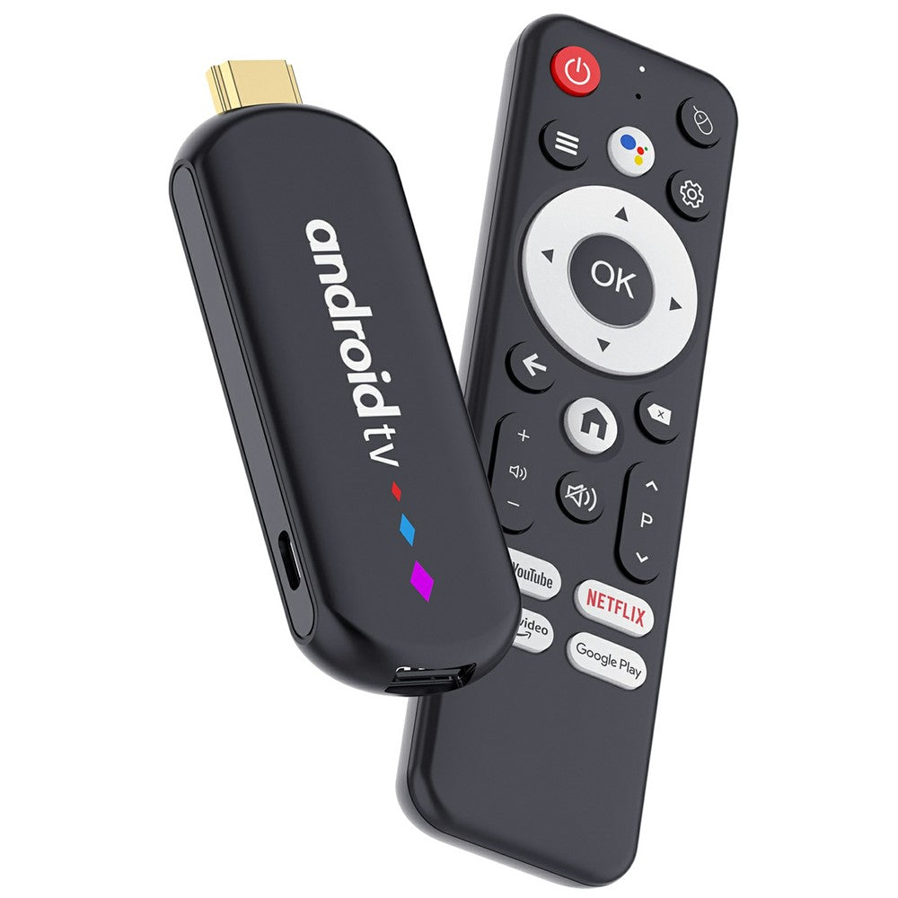 H96 MAX S905L3 2+16GB TV Stick 4K Android TV Box HDR Streamingafspiller WiFi Bluetooth-kompatibel Smart TV Stick