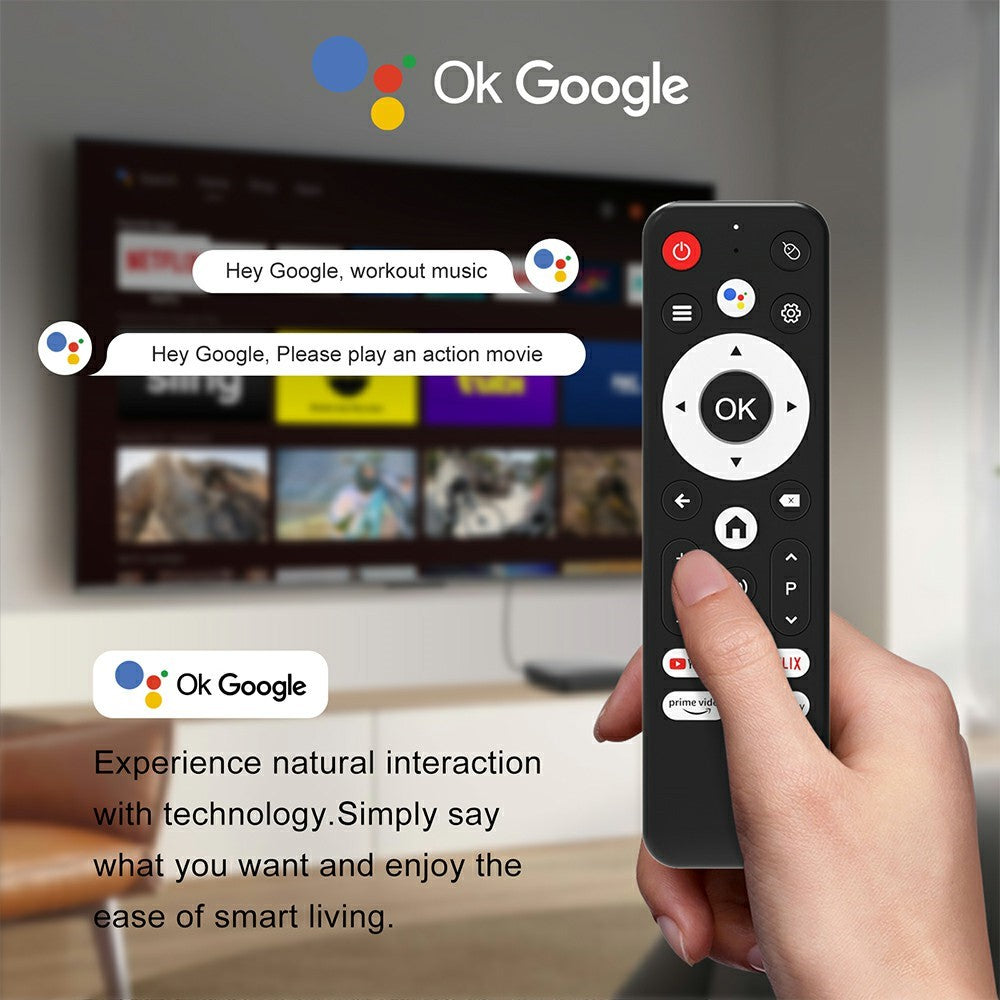 H96 MAX S905L3 2+16GB TV Stick 4K Android TV Box HDR Streamingafspiller WiFi Bluetooth-kompatibel Smart TV Stick
