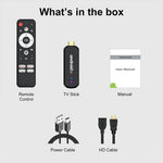H96 MAX S905L3 2+16GB TV Stick 4K Android TV Box HDR Streamingafspiller WiFi Bluetooth-kompatibel Smart TV Stick