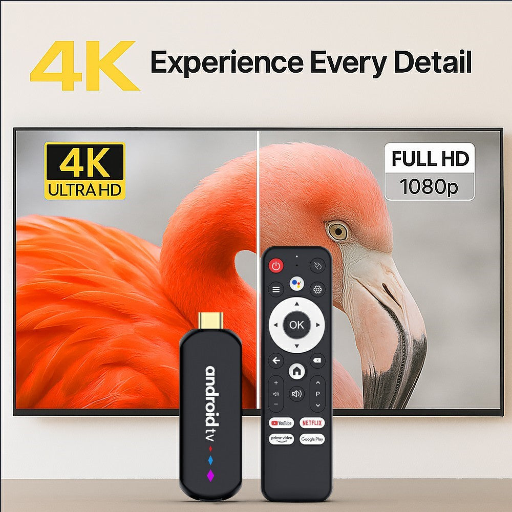 H96 MAX S905L3 2+16GB TV Stick 4K Android TV Box HDR Streamingafspiller WiFi Bluetooth-kompatibel Smart TV Stick
