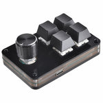Custom Mini Keyboard Ergonomic Mini Keyboard with 4 Keys and 1 Knob