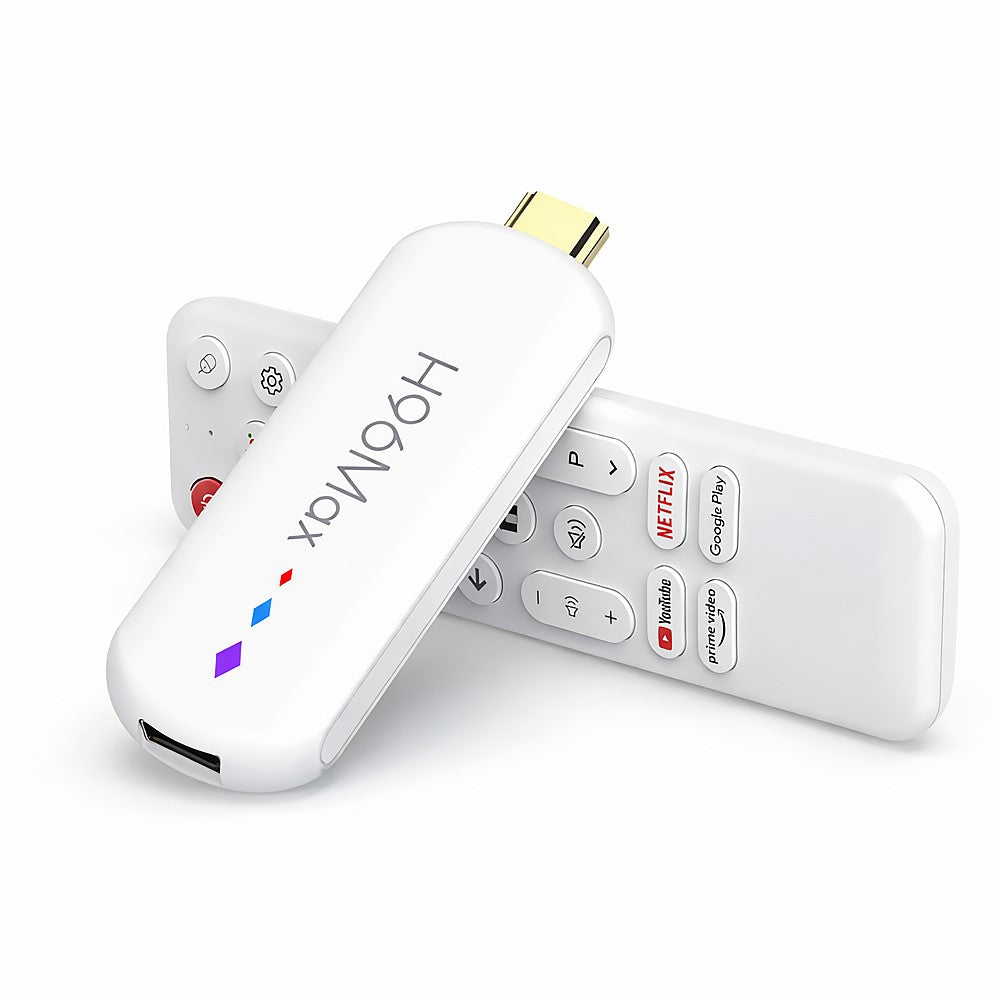 H96 MAX M20 L3 Android 14 TV Stick 4K HDR Streaming Medieafspiller med Google Voice Assistant 2GB + 16GB