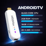 H96 MAX M20 L3 Android 14 TV Stick 4K HDR Streaming Medieafspiller med Google Voice Assistant 2GB + 16GB