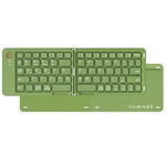 B023 68-Key Wireless Keyboard Magnetic Folding Bluetooth-compatible Keyboard with Phone Holder Stand