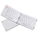 B023 68-Key Wireless Keyboard Magnetic Folding Bluetooth-compatible Keyboard with Phone Holder Stand