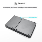 B089 Foldable Wireless Bluetooth-Compatible Keyboard with Touchpad for Phones / Tablets / Laptops