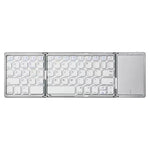 B089 Foldable Wireless Bluetooth-Compatible Keyboard with Touchpad for Phones / Tablets / Laptops