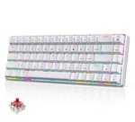 HXSJ V800 68-Key Mechanical Keyboard 2.4G Wireless/Bluetooth-compatible/Wired 3-Mode Keyboard with RGB Backlit