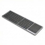 FK328T Foldable Wireless Bluetooth-compatible Keyboard 2 in 1 Numeric Keypad Touchpad for iOS Android Windows Mac