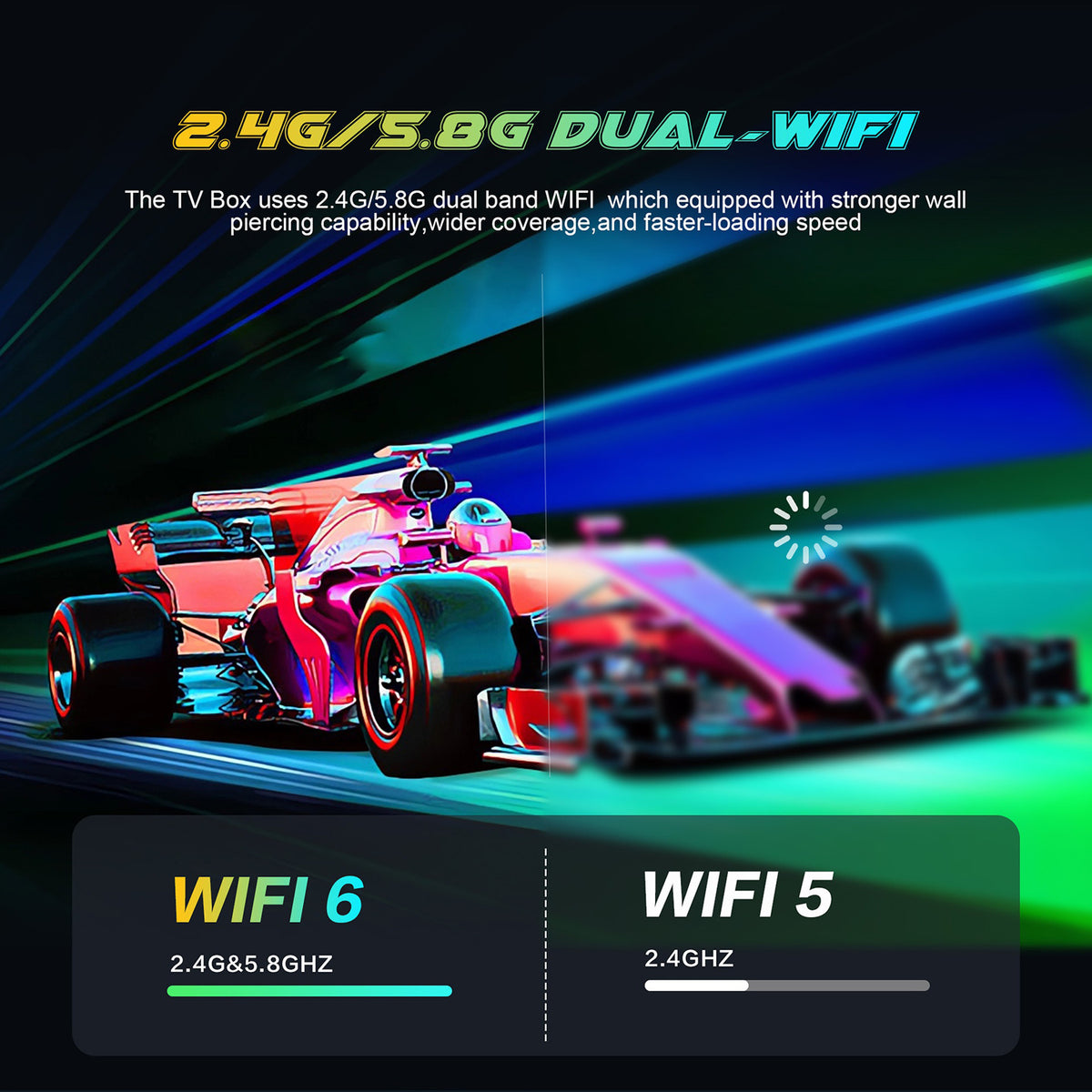 Q1MINI Android 14 TV Box RK3518 Quad Core 8K/60Hz HDR10+ WiFi 6 Bluetooth-kompatibel 5.4 Streaming Media Afspiller