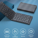 B028 Wireless Keyboard Bluetooth-compatible Foldable Keyboard for iPad Tablet Phone Laptop