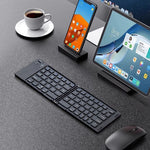 B028 Wireless Keyboard Bluetooth-compatible Foldable Keyboard for iPad Tablet Phone Laptop