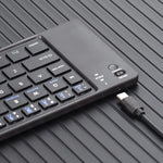 B028 Wireless Keyboard Bluetooth-compatible Foldable Keyboard for iPad Tablet Phone Laptop