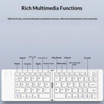B028 Wireless Keyboard Bluetooth-compatible Foldable Keyboard for iPad Tablet Phone Laptop