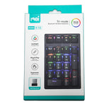 K18 21 Keys RGB Mechanical Numpad Bluetooth-compatible 3-Mode Wireless Keyboard