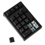 K18 21 Keys RGB Mechanical Numpad Bluetooth-compatible 3-Mode Wireless Keyboard