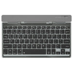 KB338 Bluetooth-kompatibelt tastatur trådløst gennemsigtigt tastatur med tredobbelt tilstand foldbart tastatur til computer tablet