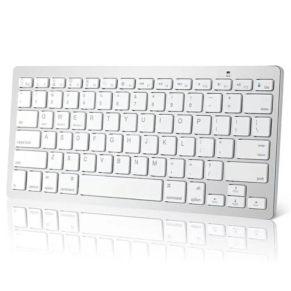X5 78-Key Bluetooth-compatible Keyboard Ultra Thin Wireless Keyboard for Tablet PC, English Version
