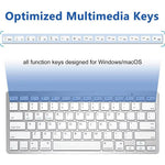 X5 78-Key Bluetooth-compatible Keyboard Ultra Thin Wireless Keyboard for Tablet PC, English Version